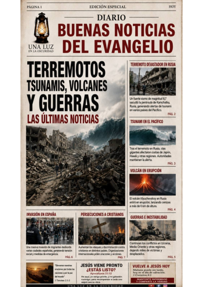 Portada de la edición N.º 1: Terremotos, tsunamis, volcanes y guerras