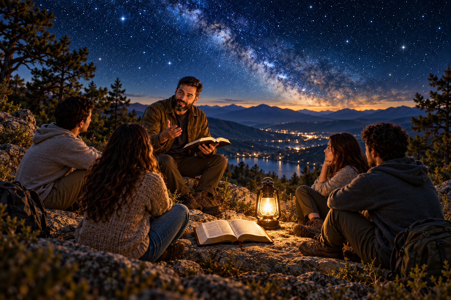 Ilustración: enseñar la Palabra y compartir su luz.